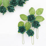 Hunter Emerald Green Artificial Foam Flowers